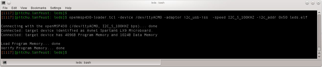 openmsp430-loader Linux
