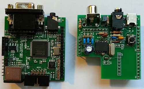 Gameduino-based ZX clone: top view