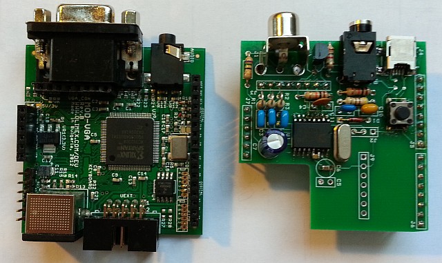 Gameduino-based ZX clone: bottom view